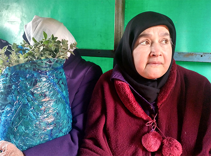Mujeres productoras de zaatar en Palestina