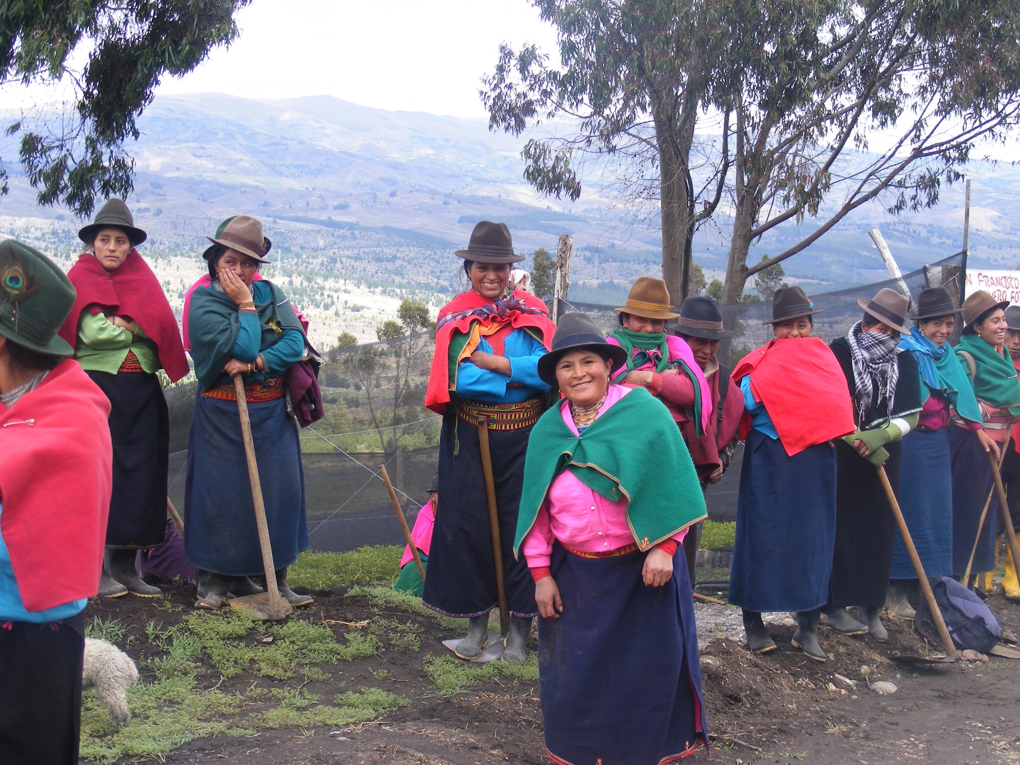 Grupo productor de Comercio Justo. Maquita, Ecuador.