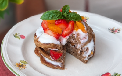 Tortitas de cacao y quinoa